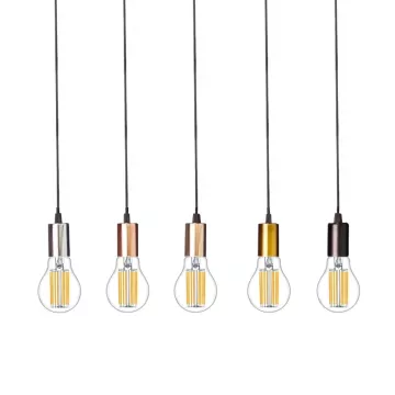 Schnurpendel  Industrial Style  24V mit Textilkabel E27 dimmbar